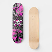 Scène Kid Girly Skull Skateboard Deck (Recto)