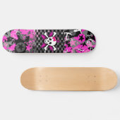 Scène Kind Girly Skull Skateboard Deck (Horizontaal)