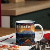 Scène magique de la nature Café Mug