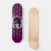 Scène Meisje Skull Skateboard (Voorkant)