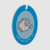 Scène mignonne de poissons d'éléphant avec le (devant)