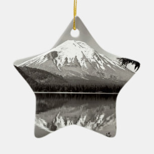 Scene Mount Saint Helens Spirit Lake Keramisch Ornament