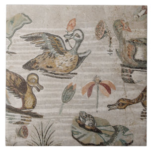 Scene of waterhoenders op de Nijl, House of Faun Tegeltje