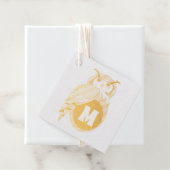 Scène Owl Monogram Bedankjes Labels (Met doos)