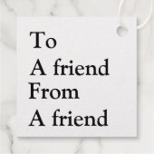 Scène Owl Monogram Bedankjes Labels (Achterkant)