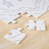 Scène Plage Adulte Coloriage Puzzle (Côté)