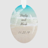 Scène Plage Starfish Mariage Faveur (devant)