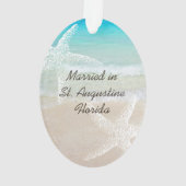 Scène Plage Starfish Mariage Faveur (dos)