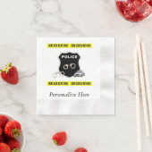 Scène politiecriminaliteit servetten (Insitu)