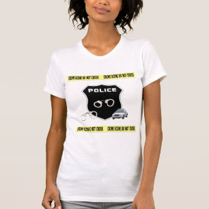 Scène politiecriminaliteit t-shirt