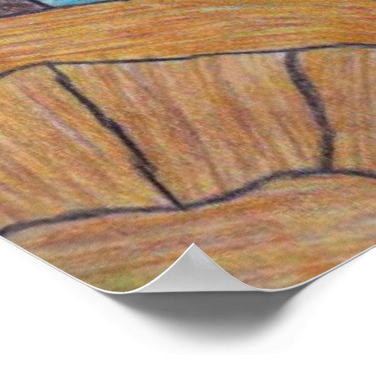 Scène Pond - Impression de l'affiche (Coin)