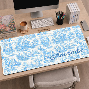 Scène romantique française élégante vintage aqua t