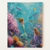 Scène sous-marine de sirène enchantée (Dos)