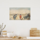 Scène sur la glace - Hendrick Avercamp Poster d'Ar (Cuisine)