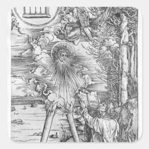 Scène uit de Apocalypse 2 Vierkante Sticker