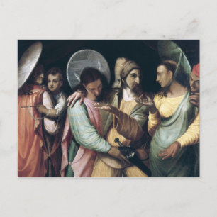 Scene uit de Commedia dell'Arte, c.1765 Briefkaart