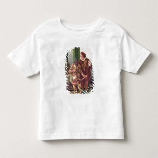 Scène uit de Commedia dell'Arte Kinder Shirts (Voorkant)