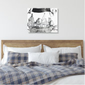 Scène uit de drievoudige processie van Maximilian Canvas Afdruk (Insitu (Slaapkamer))