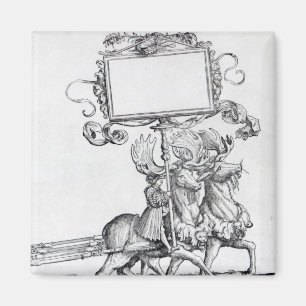 Scène uit de drievoudige processie van Maximilian Magneet