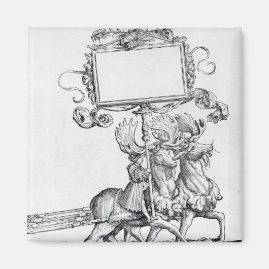 Scène uit de drievoudige processie van Maximilian Magneet (Voorkant)