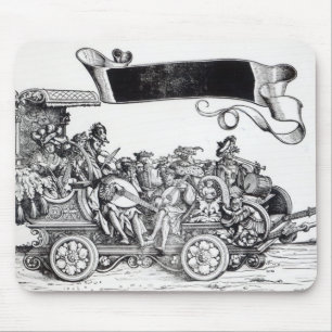 Scène uit de drievoudige processie van Maximilian Muismat