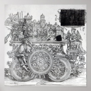 Scène uit de drievoudige processie van Maximilian Poster