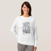 Scène uit de "Navigatie van St. Brendan" T-shirt (Voorkant volledig)