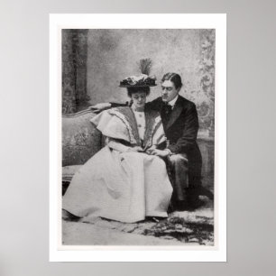 Scène uit de prestaties van het belang van zijn poster