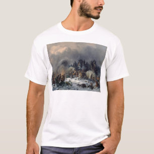 Scène uit de Russisch-Franse oorlog in 1812 T-shirt
