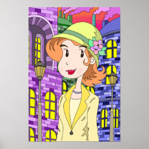 Scène uit die dag in mijn herinnering. poster