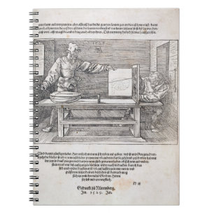 Scène uit Durer's 'Cursus in de Kunst van het Teke Notitieboek
