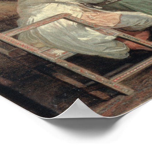 Scène uit het leven van de Russische tsaar Poster (Hoek)