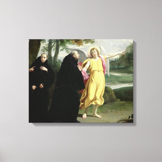 Scene uit het leven van St. Benedict Canvas Afdruk (Voorkant)