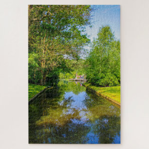 Scene uit het park Keukenhof, Nederland Legpuzzel