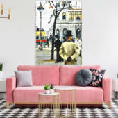 Scène uit Kopenhagen; Paul Gustave Fischer kunst Canvas Afdruk (Insitu (Woonkamer))