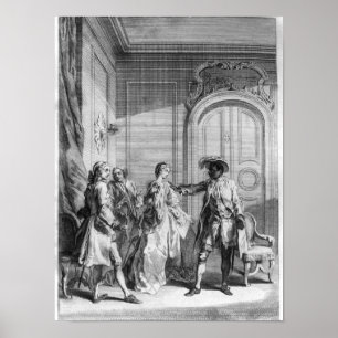 Scene uit 'Othello' door William Shakespeare Poster