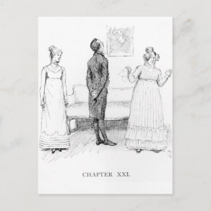 Scène uit 'Pride and Prejudice' Briefkaart