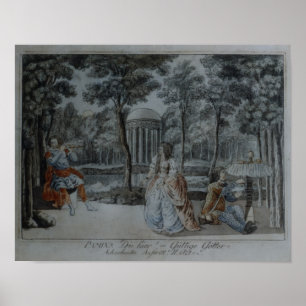 Scène uit 'The Magic Flute' Poster