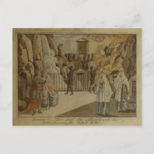 Scène uit 'The Magic Flute' van Mozart, 1795 Briefkaart