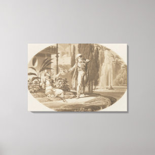 Scène uit 'The Marriage of Figaro' Canvas Afdruk