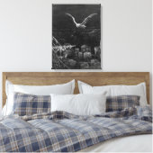 Scène uit 'The Rime of the Ancient Mariner' 2 Canvas Afdruk (Insitu (Slaapkamer))