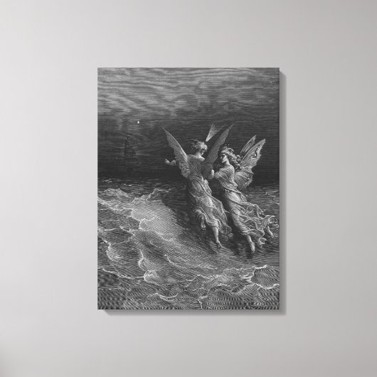 Scène uit 'The Rime of the Ancient Mariner' 3 Canvas Afdruk (Voorkant)