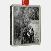 Scene uit 'The Rime of the Ancient Mariner', Metalen Ornament (Rechts)