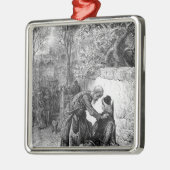 Scene uit 'The Rime of the Ancient Mariner', Metalen Ornament (Links)