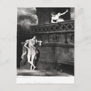 Scene uit Wet III van 'Romeo en Julia' Briefkaart