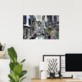 Scène urbaine à Venise Poster (Bureau à domicile)