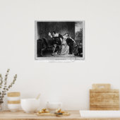 Scène van de brief van de neef poster (Keuken)