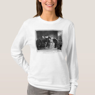 Scène van de brief van de neef t-shirt