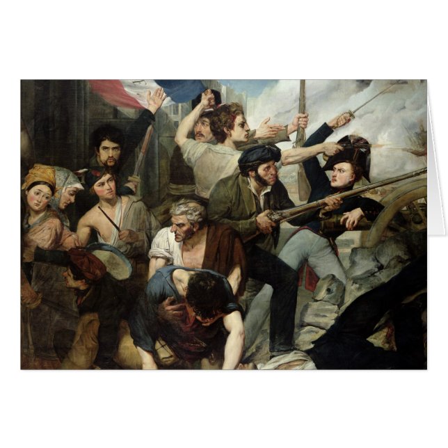 Scène van de Revolutie van 1830 (Voorkant Horizontaal)