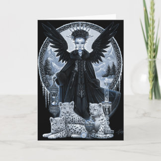 Scène van de Tijd van de Winter van de Engel van Kaart